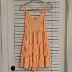 Elizabeth and James Coral dress